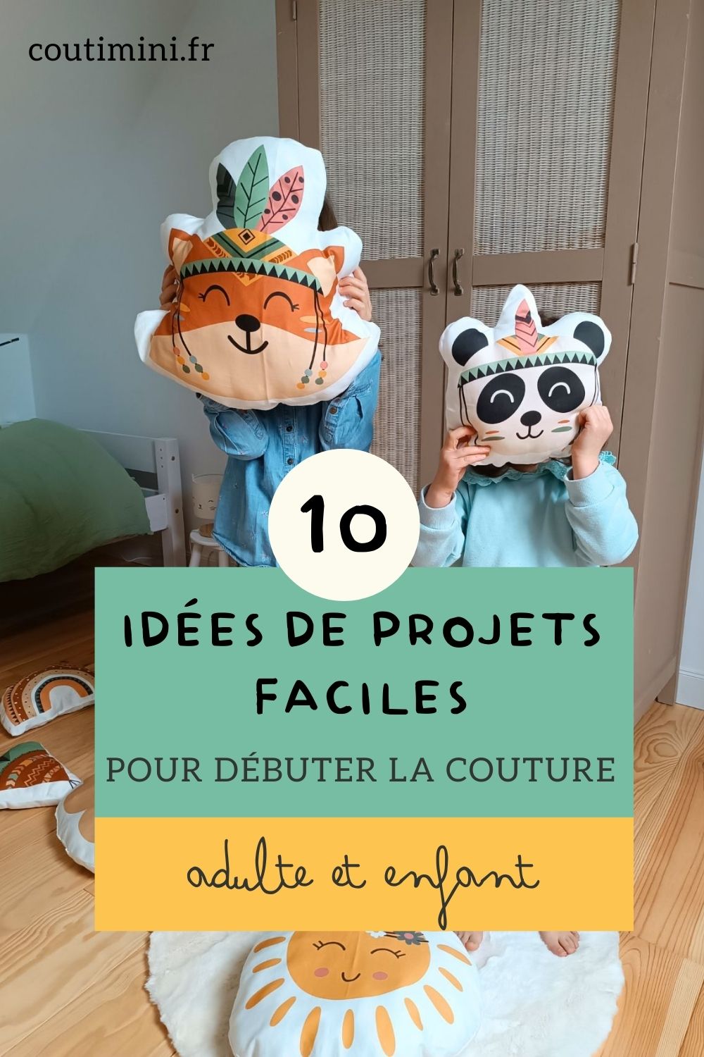 Funtopia Kit Couture Enfants 4-12 Ans – 10 Projets Feltre Faciles, Oreiller, Sac, Pochettes, Porte-Clés – Apprentissage Motricité Et Créativité