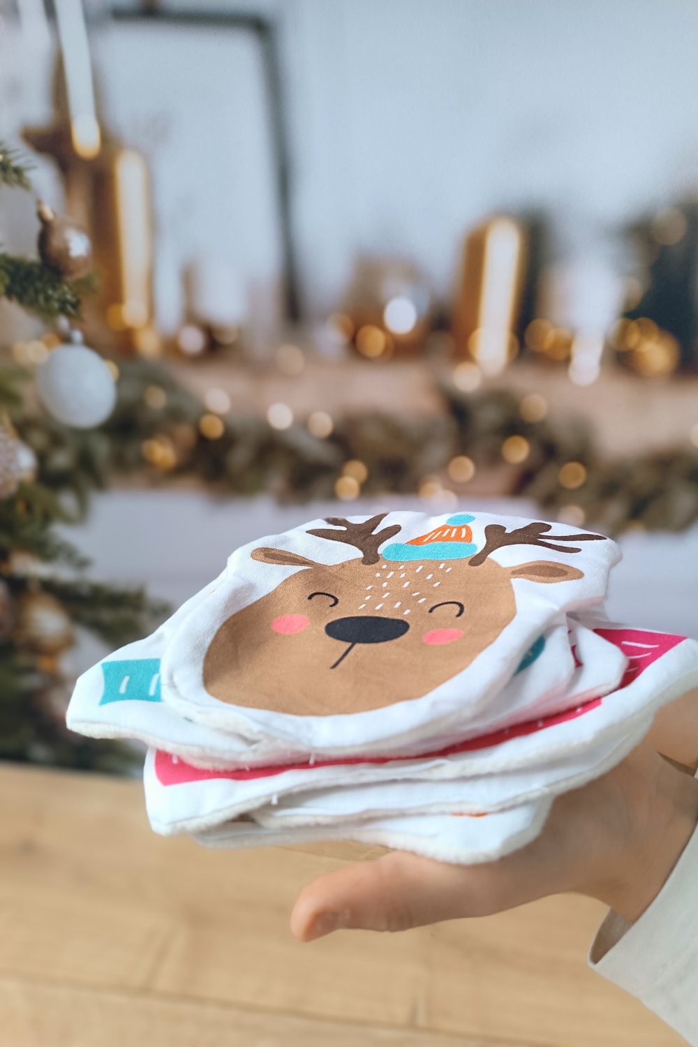 ❄️Les lingettes frimousses hiver - Kit couture premiers projets