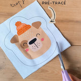 Le coffret découverte  de Noël - Mission rennes +  kit lingettes frimousses hiver
