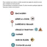 ➡️Le code de la route du permis couture