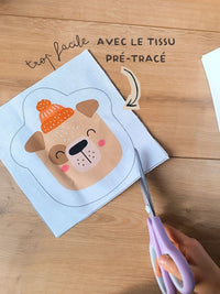 🌊 Les lingettes frimousses océan - Kit couture premiers projets