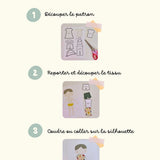 Les bonhommes à habiller - Kit créatif enfant