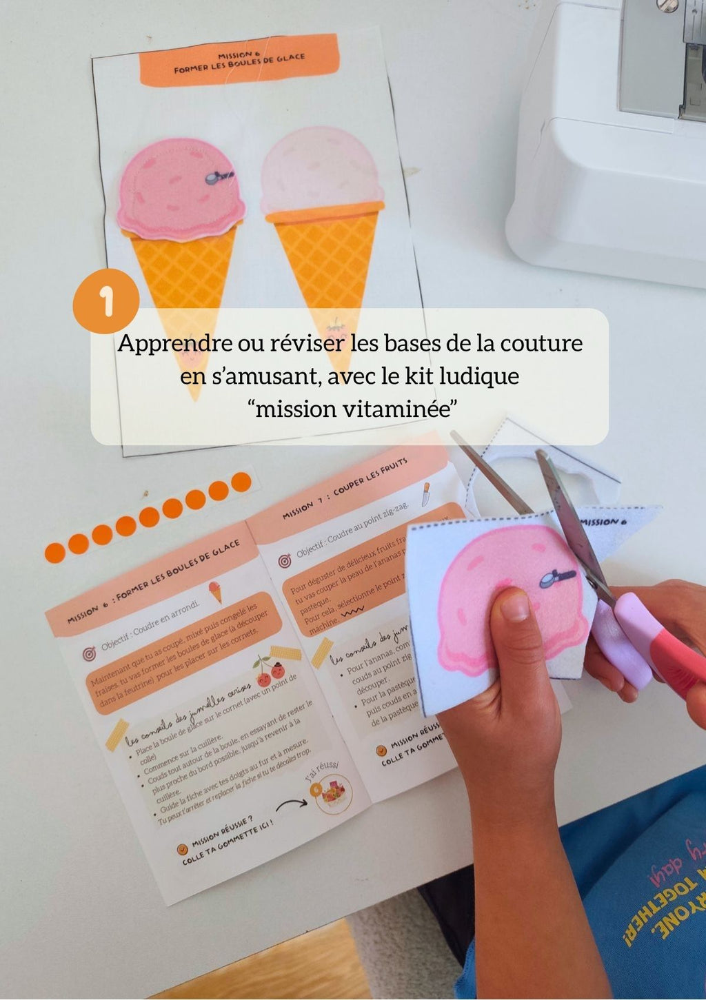 🍍Le coffret découverte - Collection vitaminée - Mission vitaminée +  kit coussin fruit