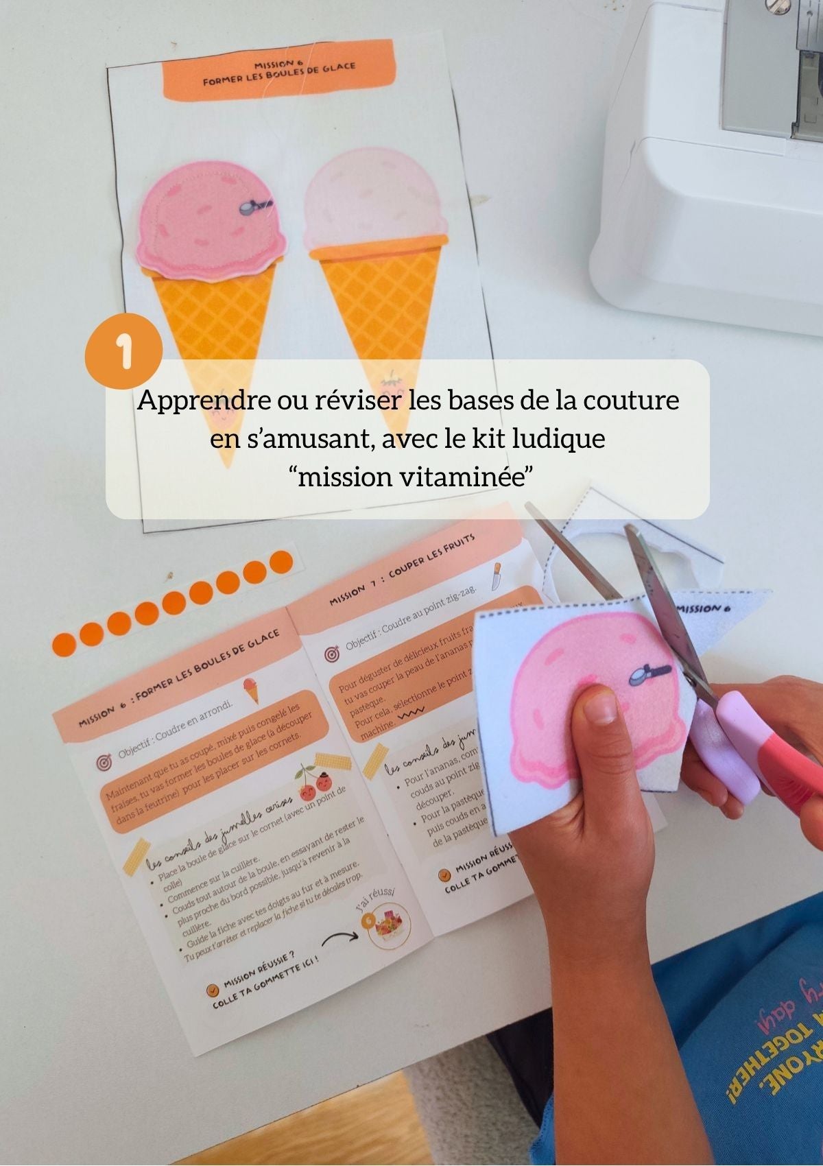 🍍Le coffret découverte - Collection vitaminée - Mission vitaminée +  kit coussin fruit