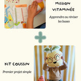 🍍Le coffret découverte - Collection vitaminée - Mission vitaminée +  kit coussin fruit