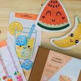 🍍Le coffret découverte  - Collection vitaminée - Mission vitaminée + kit lingettes frimousses fruits