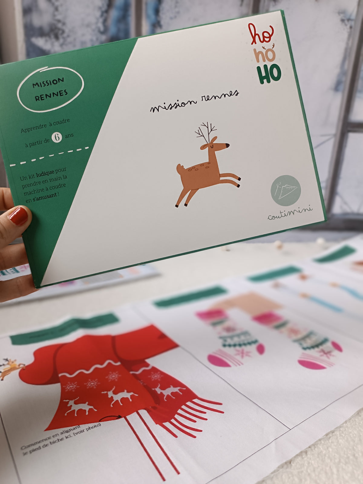 🦌Mission rennes - Kit couture enfant