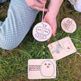 Recharge de cartes en bois - Lot de 2