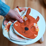 🌸 Les lingettes frimousses rétro - Kit couture premiers projets