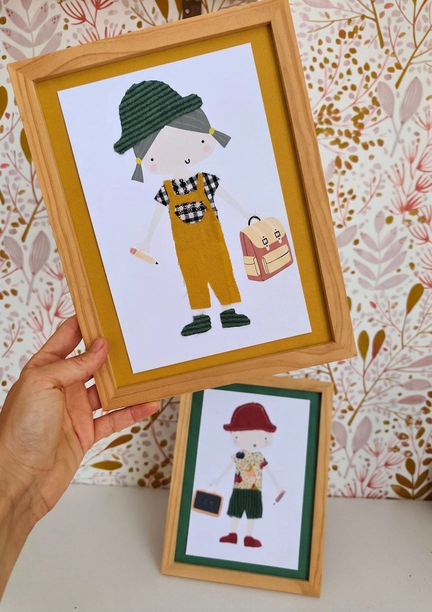 Les bonhommes à habiller - Kit créatif enfant