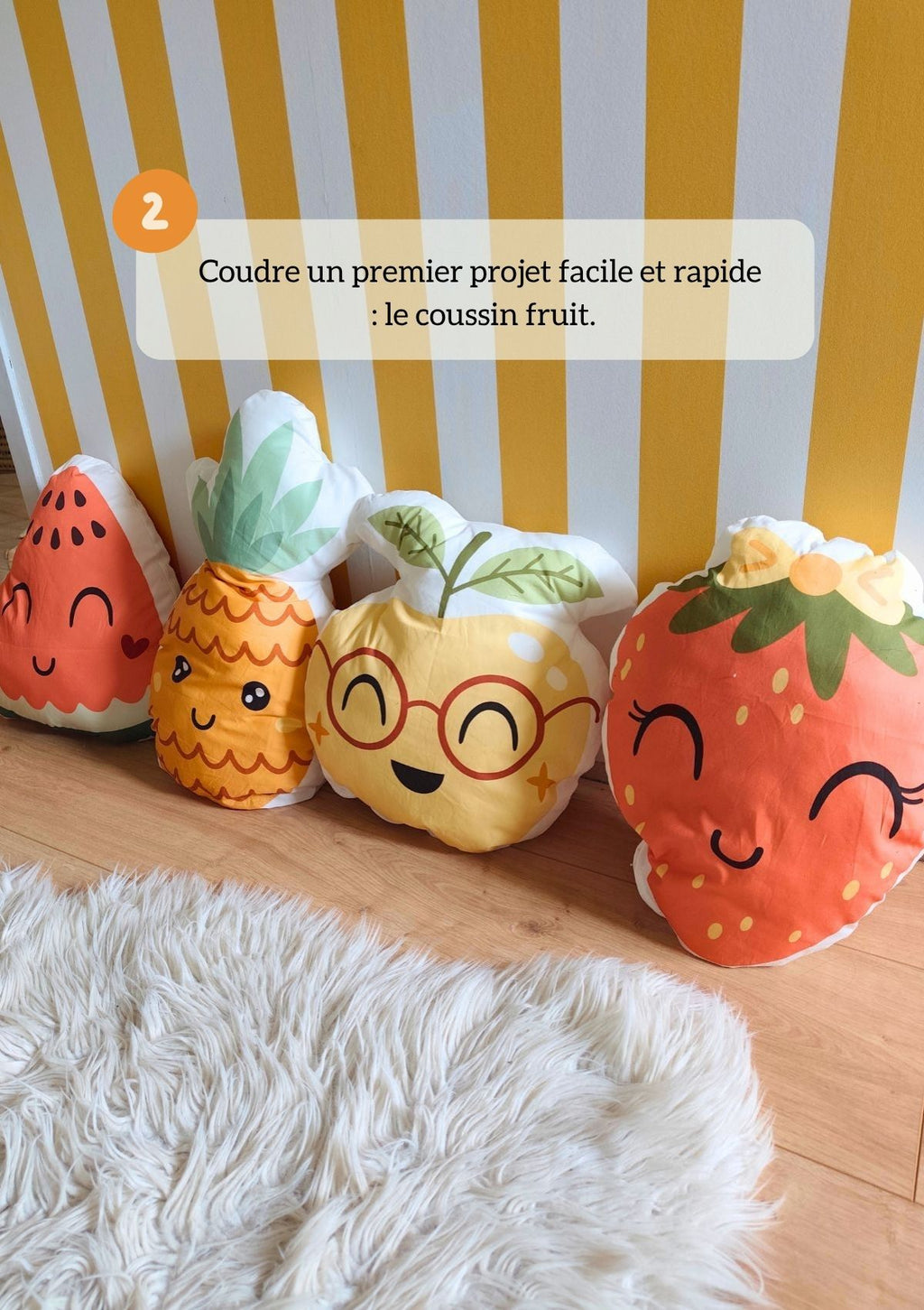 🍍Le coffret découverte - Collection vitaminée - Mission vitaminée +  kit coussin fruit