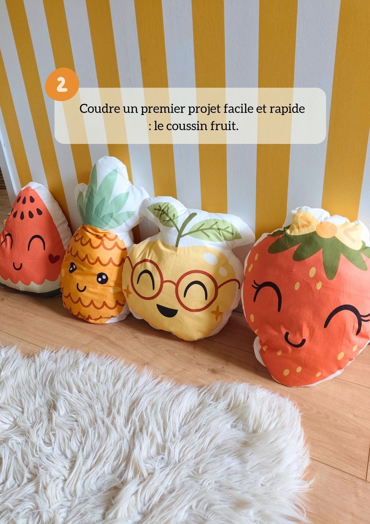 🍍Le coffret découverte - Collection vitaminée - Mission vitaminée +  kit coussin fruit