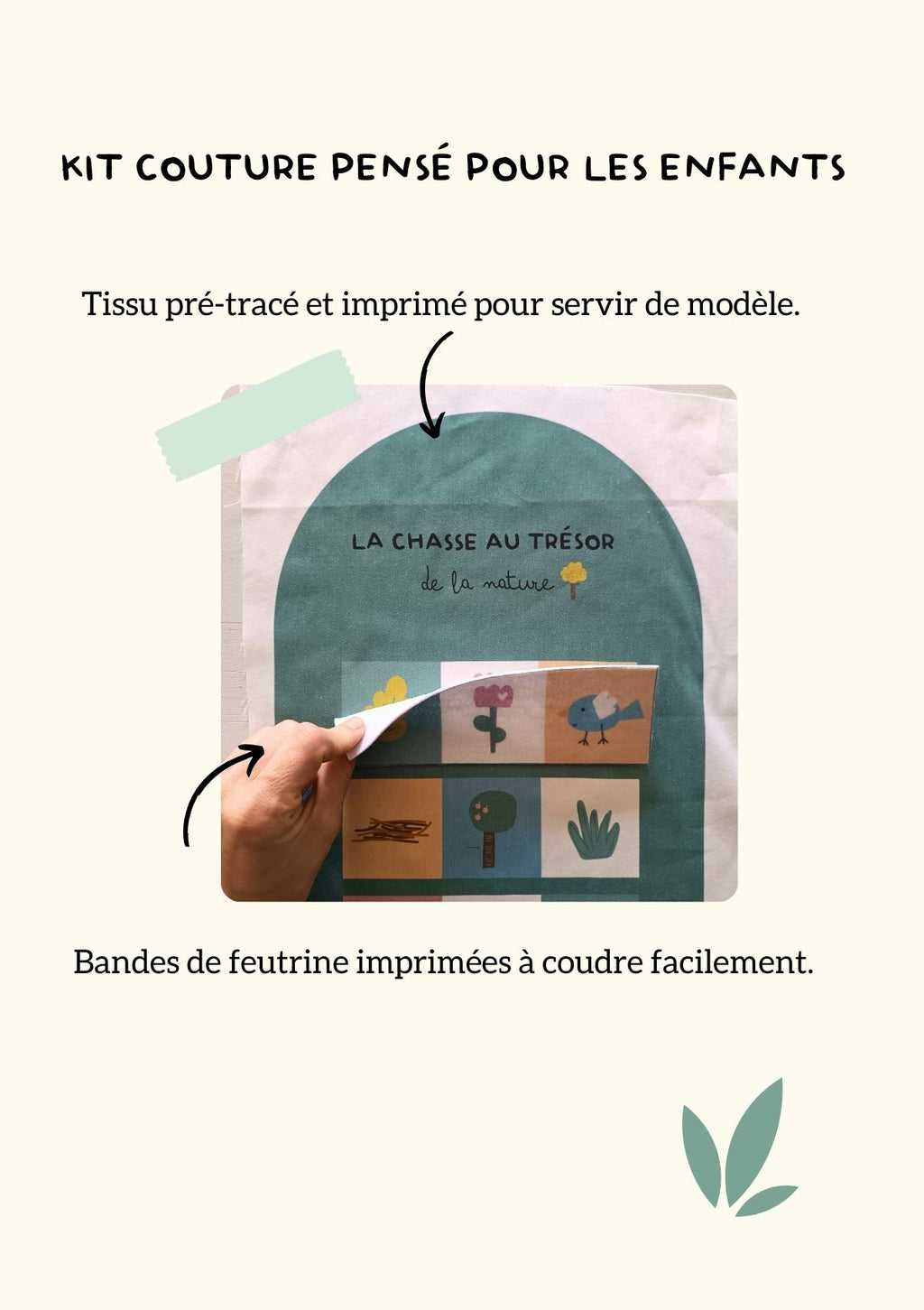 🔍La chasse au trésor de la nature - Kit couture duo