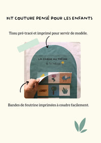 🔍La chasse au trésor de la nature - Kit couture duo