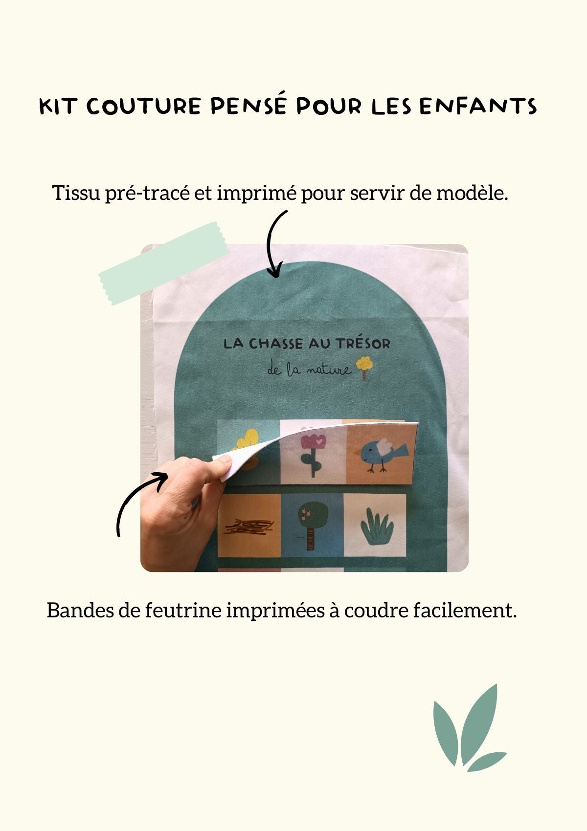 🔍La chasse au trésor de la nature - Kit couture duo
