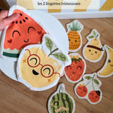🍍Le coffret découverte  - Collection vitaminée - Mission vitaminée + kit lingettes frimousses fruits