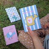 🌸Kit couture à la main enfant - Cartes en papier modèle PRINTEMPS