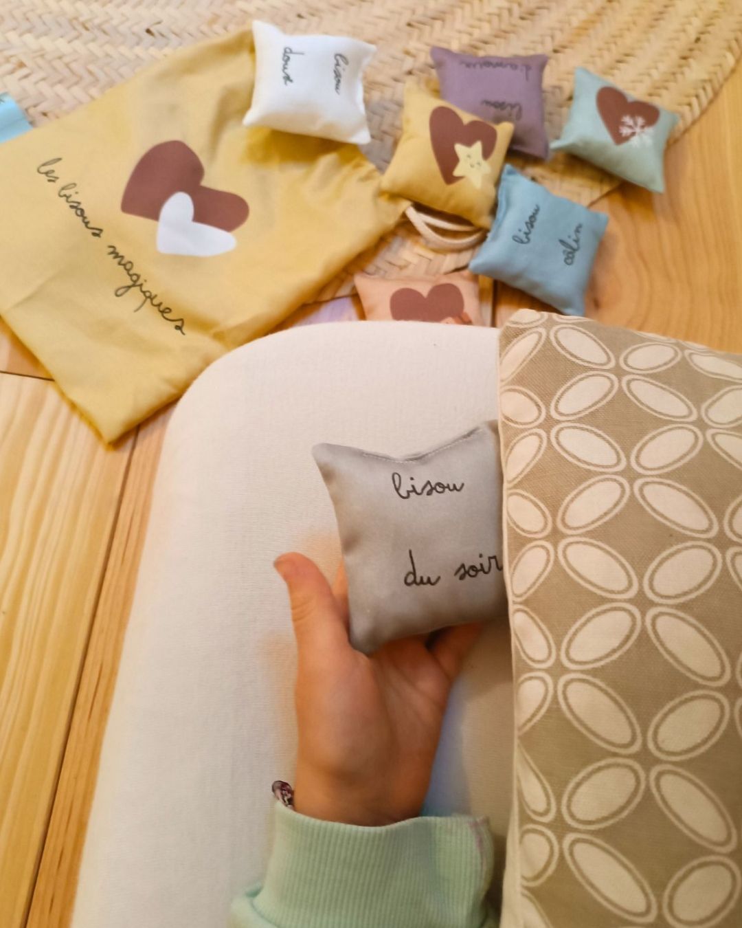 💋Le pochon de séparation des bisous magiques - Kit couture niveau 2