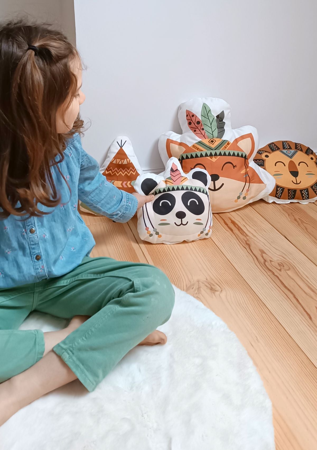 🏹 Le coussin indiens - Kit couture premiers projets