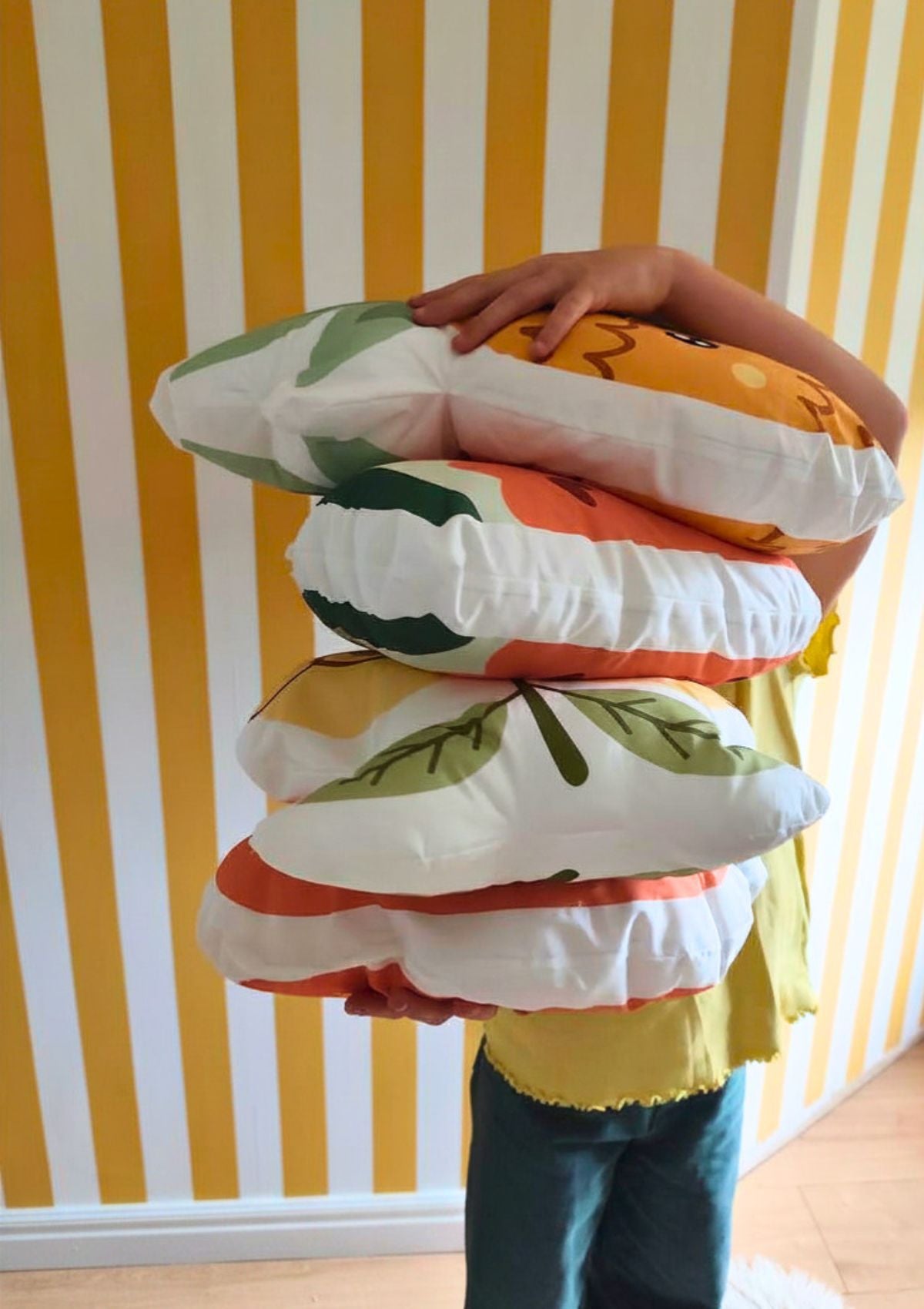 🍍 Le coussin fruit - Kit couture premiers projets