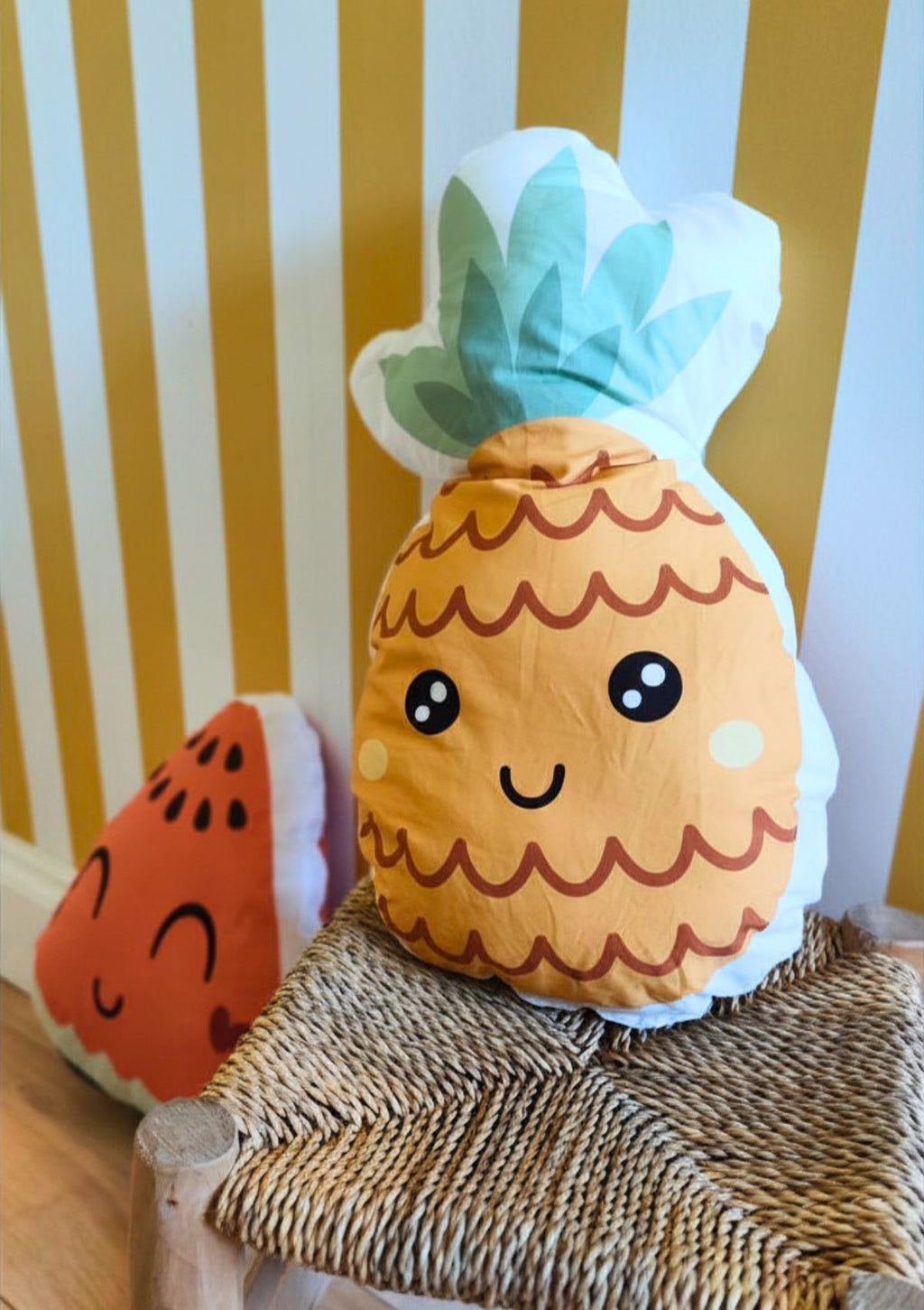 🍍 Le coussin fruit - Kit couture premiers projets