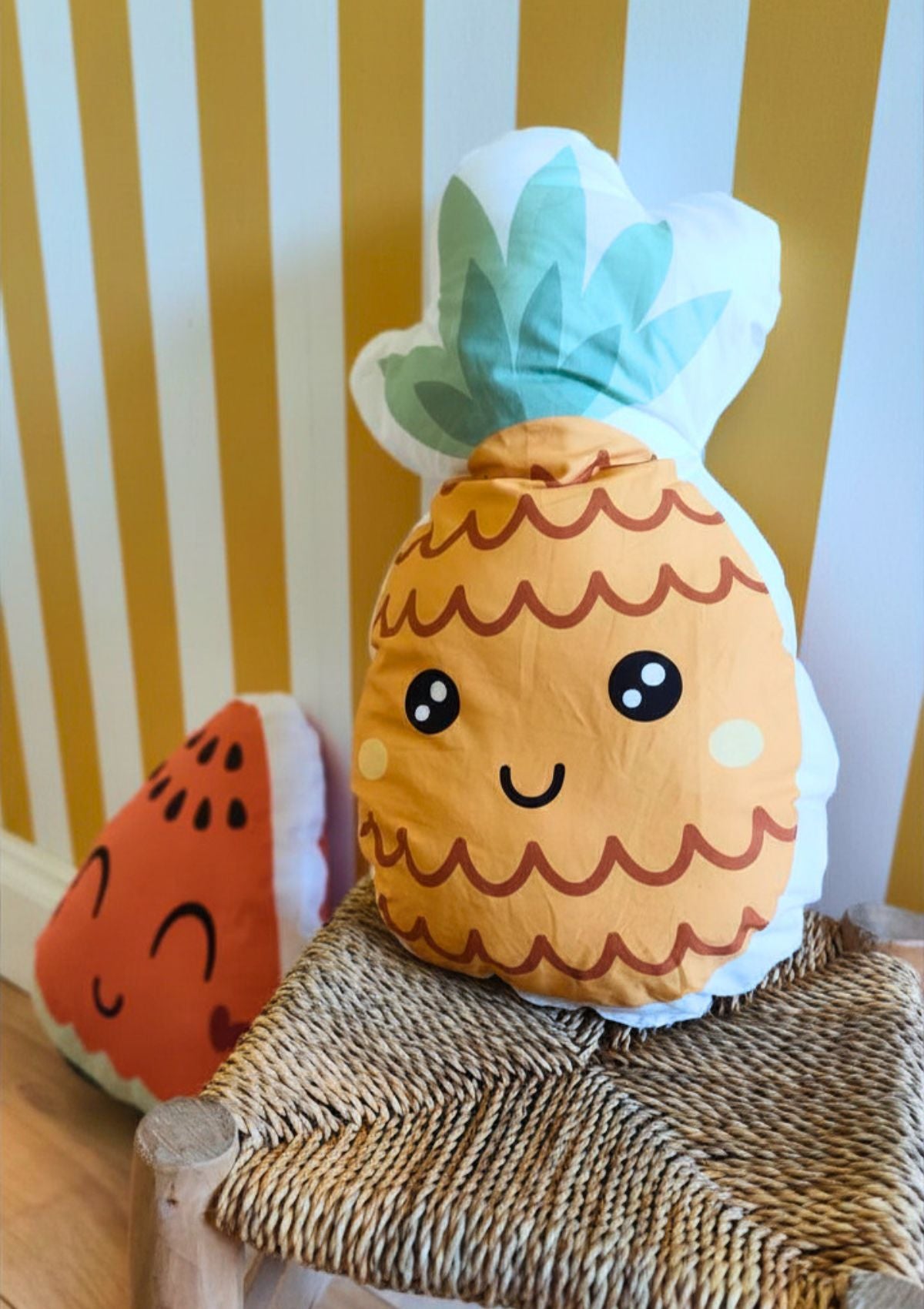 🍍 Le coussin fruit - Kit couture premiers projets