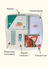🏹 Le coussin indiens - Kit couture premiers projets