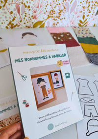 Les bonhommes à habiller - Kit créatif enfant