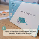 Le coffret découverte  - Permis couture +  kit lingettes frimousses