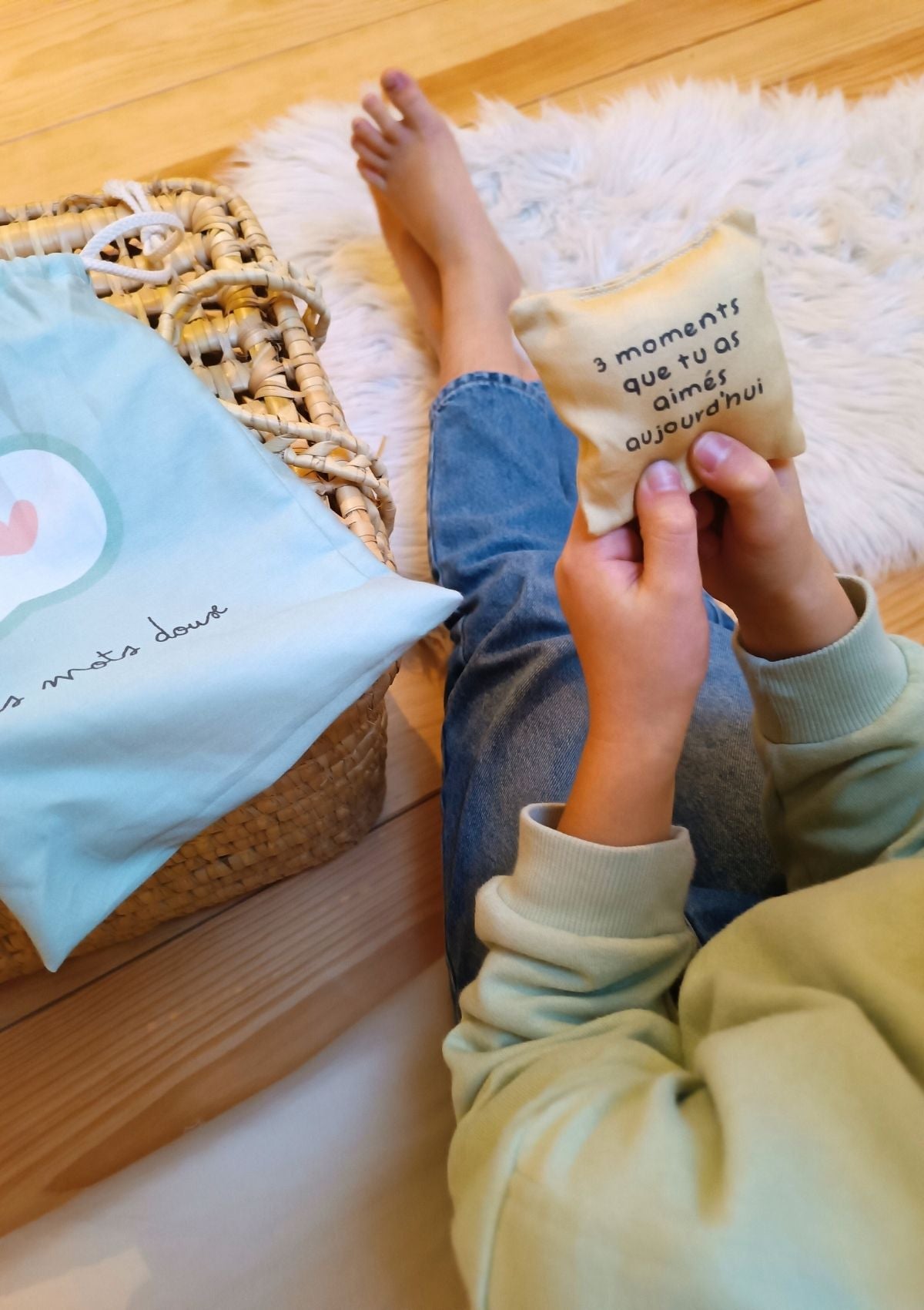 🌙Le rituel du soir "les mots doux"  - Kit couture niveau 2