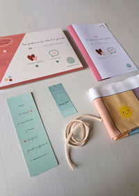 🌙Le rituel du soir "les mots doux"  - Kit couture niveau 2