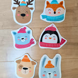 ❄️Les lingettes frimousses hiver - Kit couture premiers projets