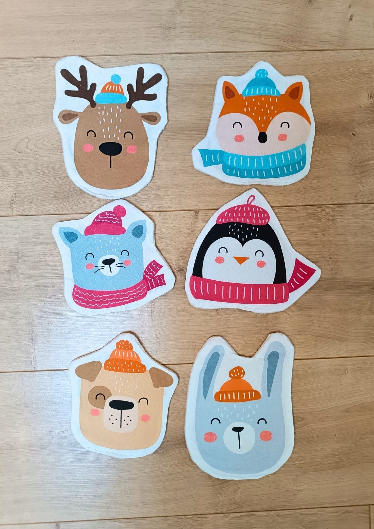 ❄️Les lingettes frimousses hiver - Kit couture premiers projets
