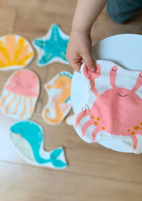 🌊 Les lingettes frimousses océan - Kit couture premiers projets