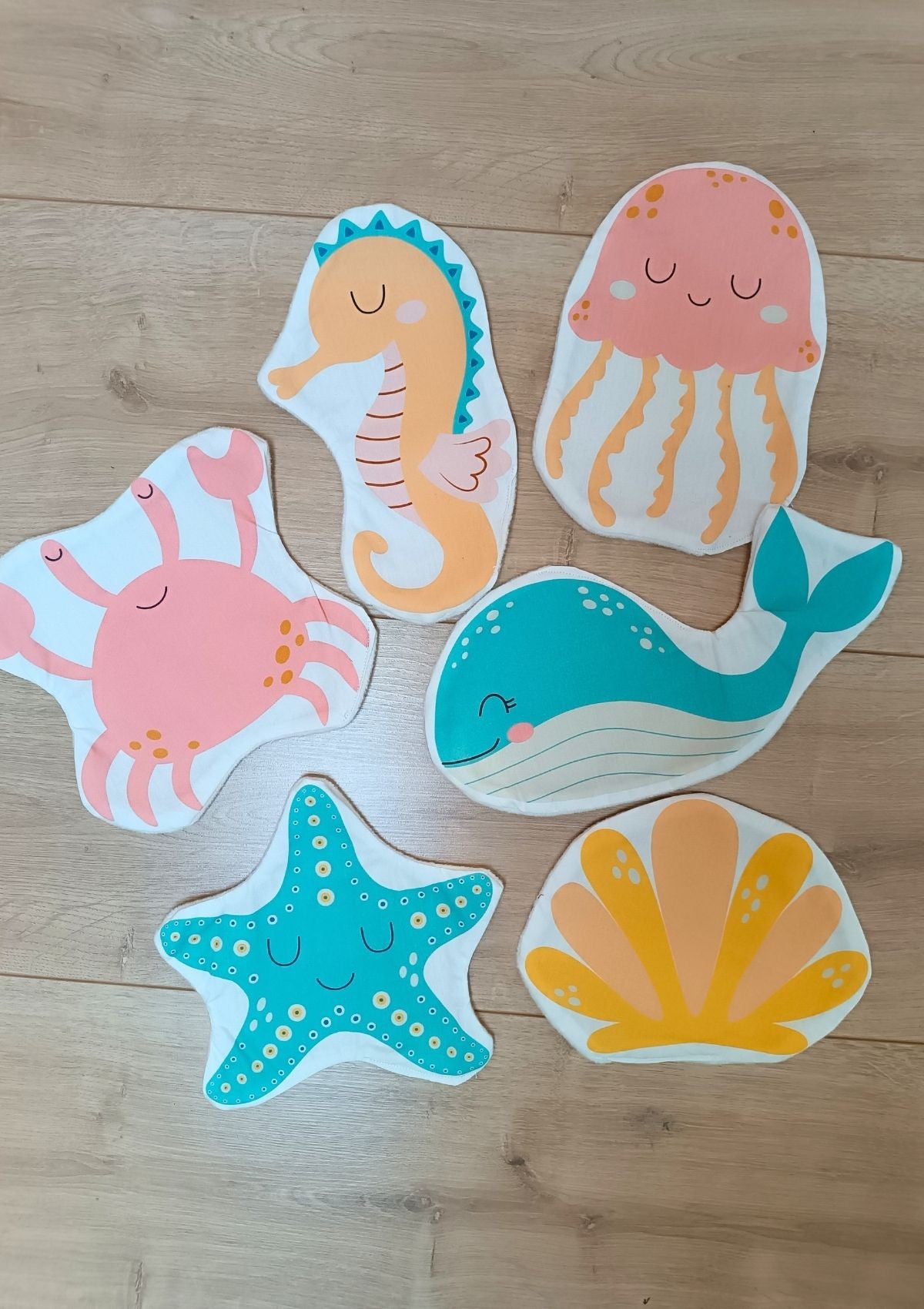 🌊 Les lingettes frimousses océan - Kit couture premiers projets