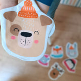 ❄️Les lingettes frimousses hiver - Kit couture premiers projets