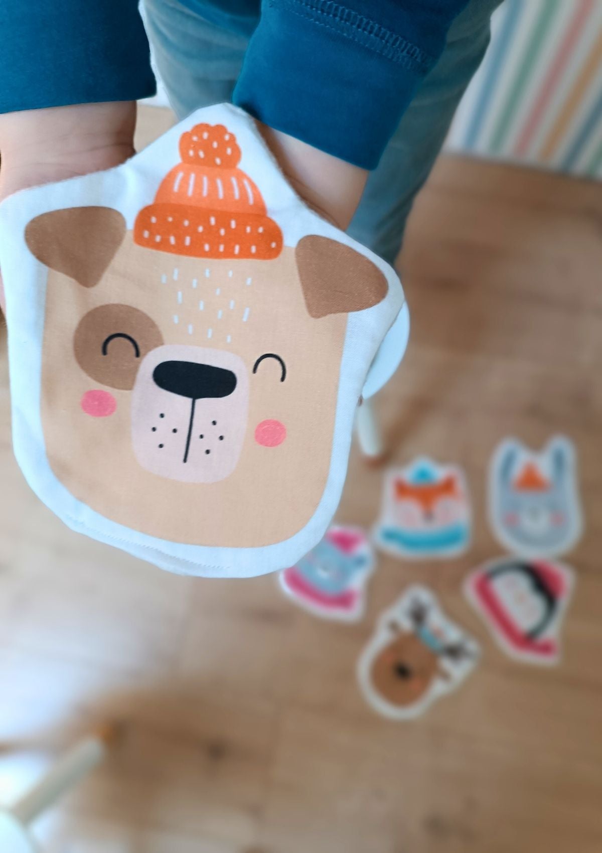 ❄️Les lingettes frimousses hiver - Kit couture premiers projets