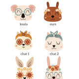 🌸 Les lingettes frimousses rétro - Kit couture premiers projets