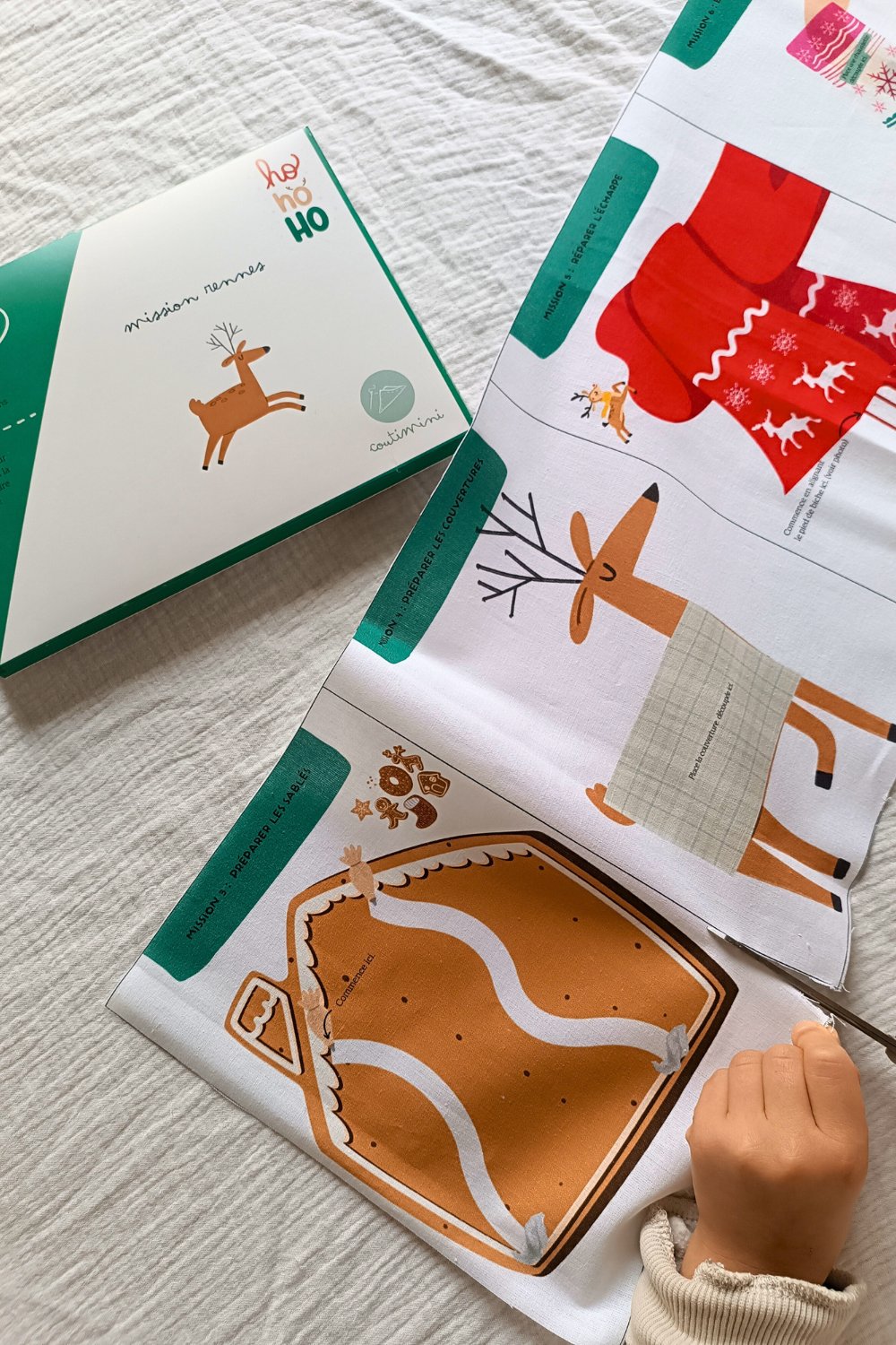 🦌Mission rennes - Kit couture enfant