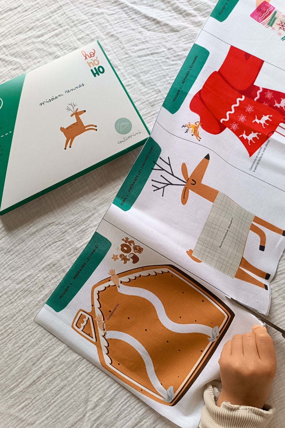 🦌Mission rennes - Kit couture enfant