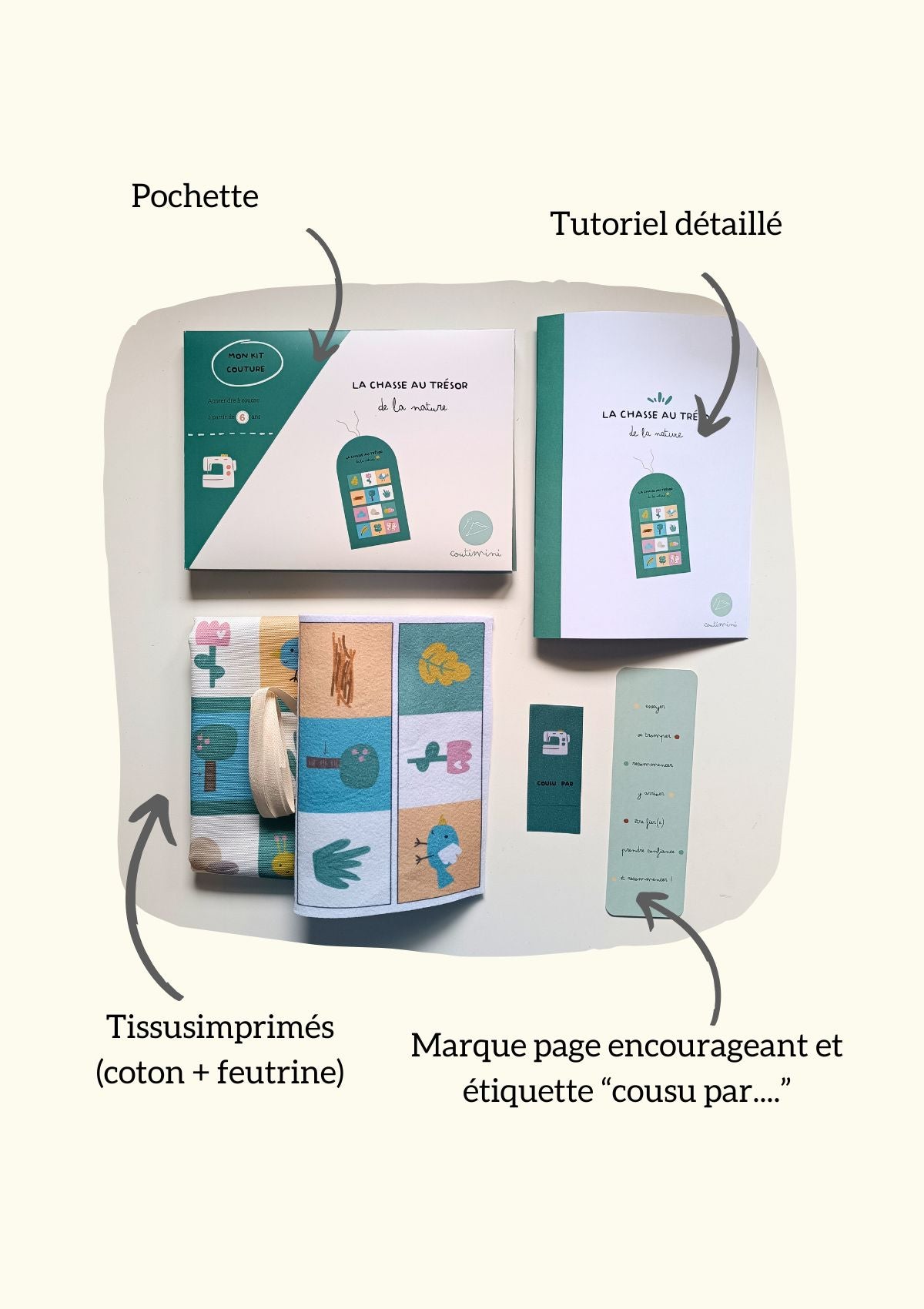 🔍La chasse au trésor de la nature - Kit couture duo