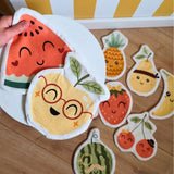 🍍 Les lingettes frimousses fruits - Kit couture premiers projets