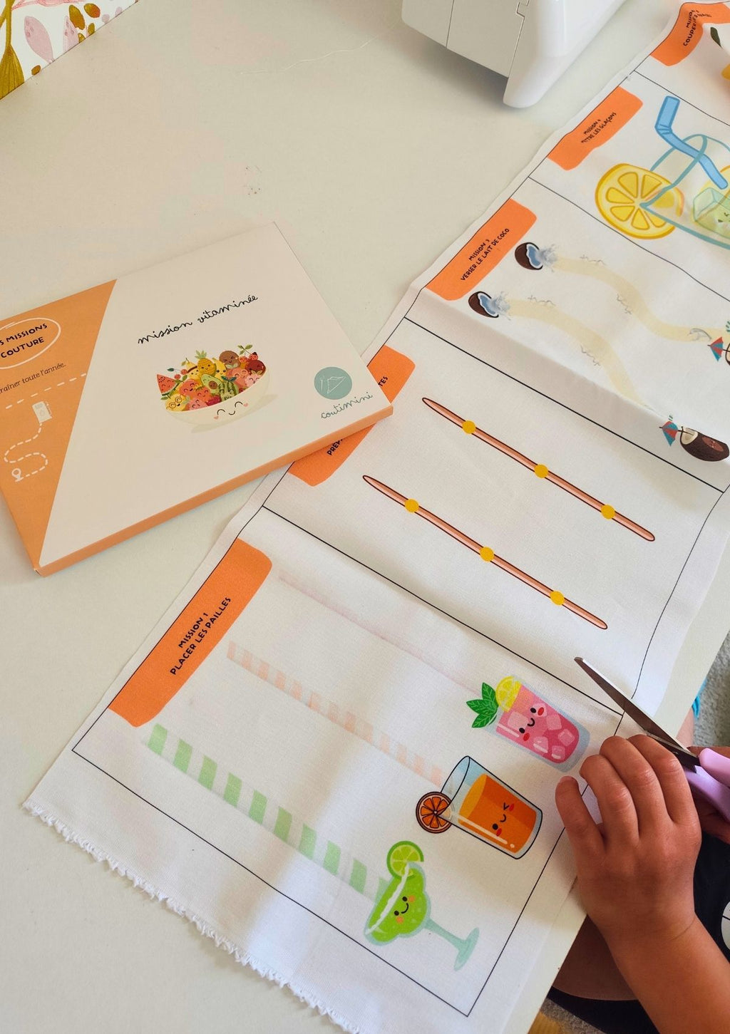 🍍Mission vitaminée - Kit couture enfant