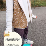 Le gilet de berger - Premiers vêtements - Patron PDF à télécharger