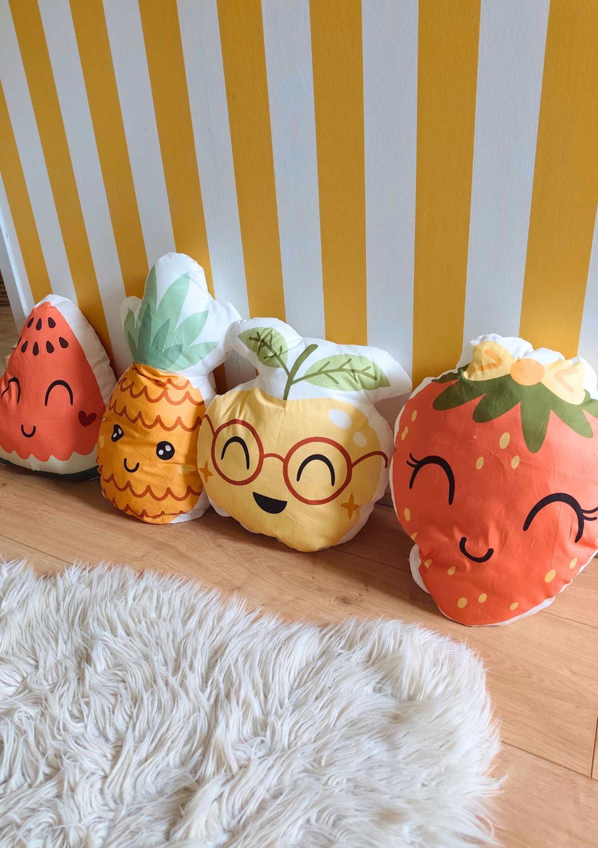 🍍 Le coussin fruit - Kit couture premiers projets