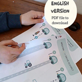 🚗📥Le permis couture version ANGLAIS - Fichier PDF à télécharger