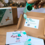 Le coffret découverte  de Noël - Mission rennes +  kit lingettes frimousses hiver
