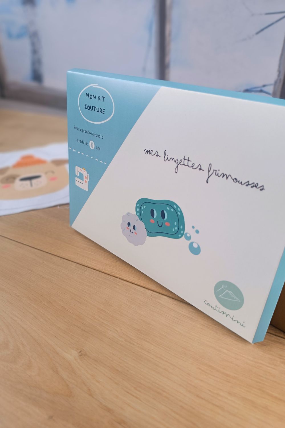 ❄️Les lingettes frimousses hiver - Kit couture premiers projets