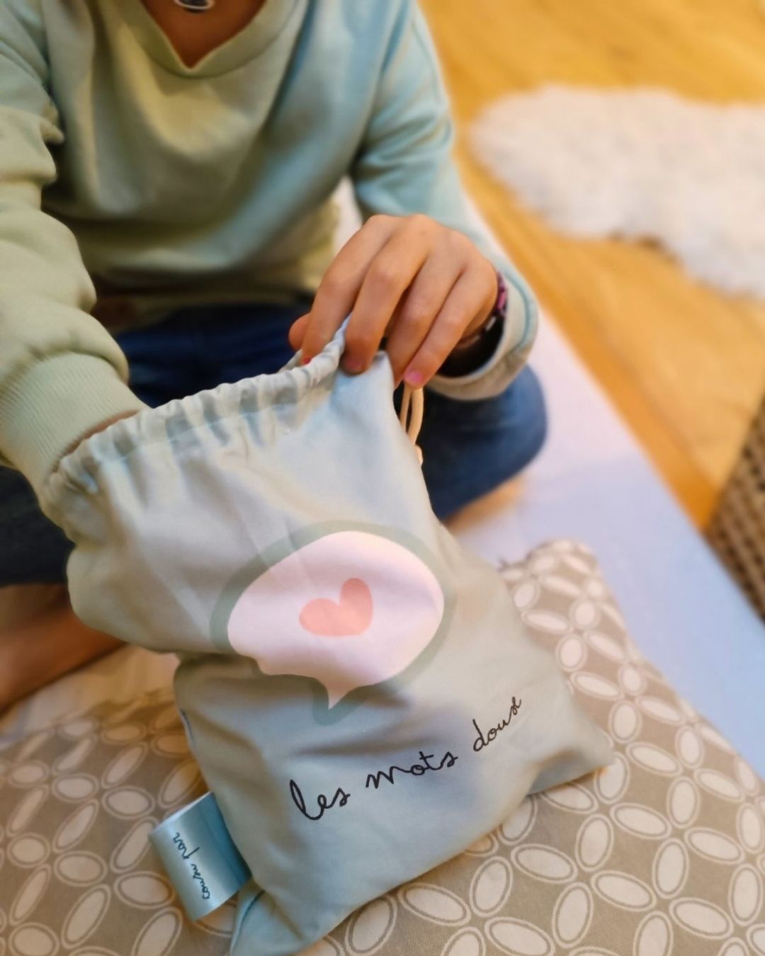 🌙Le rituel du soir "les mots doux"  - Kit couture niveau 2