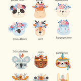 Recharge de tissus - Les 2 lingettes frimousses (toutes les collections)